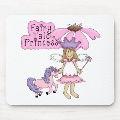 Blond Fairy Tale Princess Mouse Pads by girl_stuff