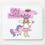 Blond Fairy Tale Princess Mouse Pads
