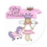 Blond Fairy Tale Princess Sticker