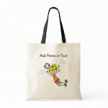 Blond Female Soccer Player  Bag