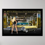 blond,gun,cadillac poster posters