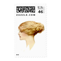 Blond Harrison Fisher Girl postage