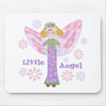 Blond Little Angel Mousepad