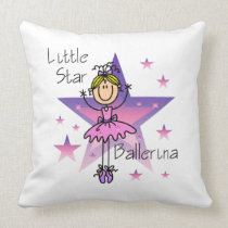 Blond Little Star Ballerina Pillow pillows