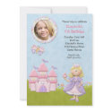Blond Princess Birthday Party Invitation invitation