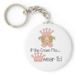 Blond Princess Crown Fits Key Chain