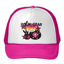 Blond Rock Star Girl Trucker Hat