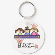 Blond Slumber Party Princess keychains