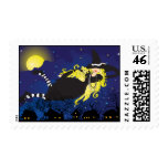 Blond witch stamp