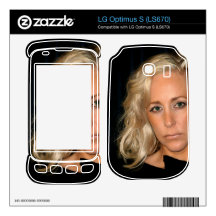 Blond Woman LG Optimus S Skin