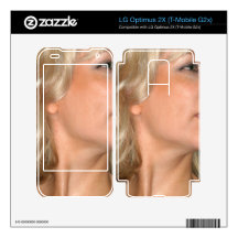 Blond Woman Smiling LG Optimus 2X Skins