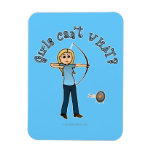 Blonde Archery in Blue Magnets