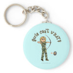 Blonde Archery in Camouflage Keychains