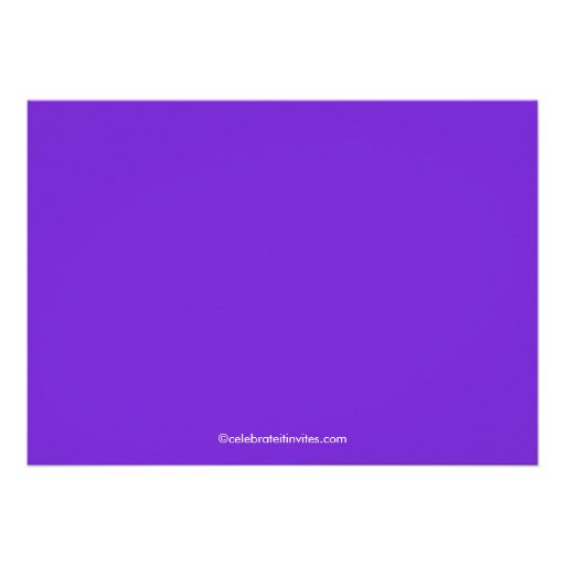 Blonde Ballerina Dance Birthday Invitation Purple