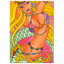blonde bellydancer mermaid babydoll Tshirt