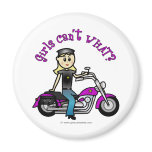 Blonde Biker Magnet