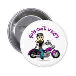 Blonde Biker Pins