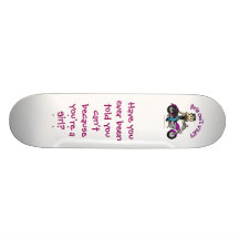 Blonde Biker Skate Decks