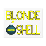 Blonde Bombshell Postcard