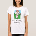 Blonde Bride & Bling - Just Married t-shirt by folkartblonde Blonde Bride & Bling - Just Married t-shirt