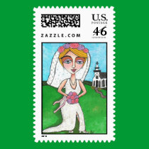 Blonde Bride & Bling - stamp stamps