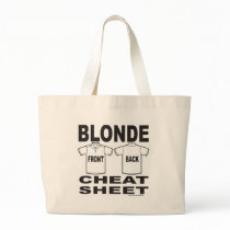 BLONDE CHEAT SHEET BAG