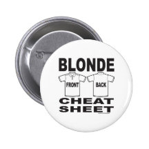 BLONDE CHEAT SHEET PINS