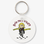 View more Blonde CSI Girl Keychains personalized gift ideas for girls Blonde CSI Girl Keychains