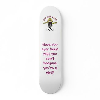 Blonde CSI Girl Custom Skate Board