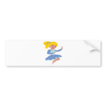 Blonde Dancer bumper stickers by sportydesigns Blonde Dancer bumper stickers