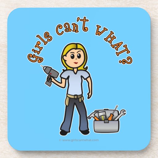 Blonde Do-It-Yourself Diva Coasters