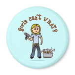 Blonde Do-It-Yourself Diva Fridge Magnets