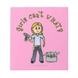 Blonde Do-It-Yourself Diva Memo Note Pad