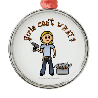 Blonde Do-It-Yourself Diva ornament