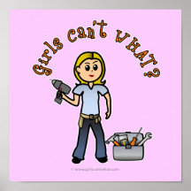 Blonde Do-It-Yourself Diva Poster