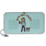 Blonde Do-It-Yourself Diva Travel Speaker
