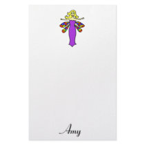 Blonde Dragonfly Fairy stationery