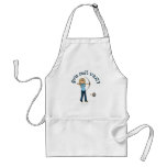 Blonde Female Archery in Blue Apron