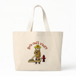 Blonde Female Fire Fighter Bags