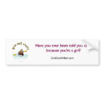 View more Blonde Female Kayaker Bumperstickers personalized gift ideas for girls Blonde Female Kayaker Bumperstickers