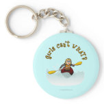 Blonde Female Kayaker Key Chains