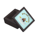 Blonde Female Kayaker Premium Keepsake Box