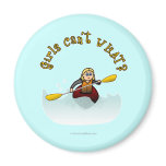 Blonde Female Kayaker Refrigerator Magnets