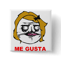 Blonde Female Me Gusta Comic Rage Face Meme Pins