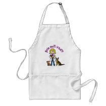 Blonde Female Veterinarian aprons