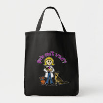 Blonde Female Veterinarian bags
