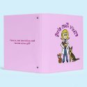 Blonde Female Veterinarian Binder