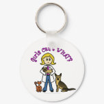 View more Blonde Female Veterinarian Keychains personalized gift ideas for girls Blonde Female Veterinarian Keychains