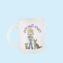 Blonde Female Veterinarian mugs