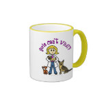 Blonde Female Veterinarian Mug